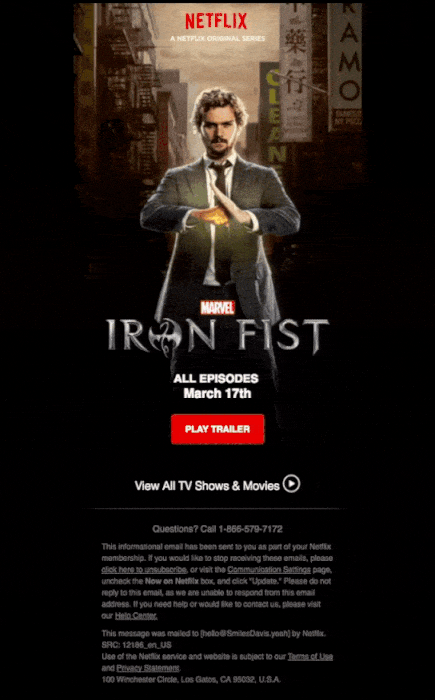Netflix's third request.