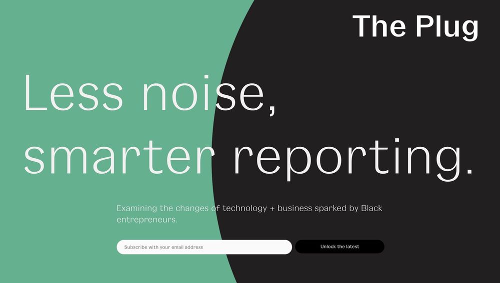 Newsletter landing page template.
