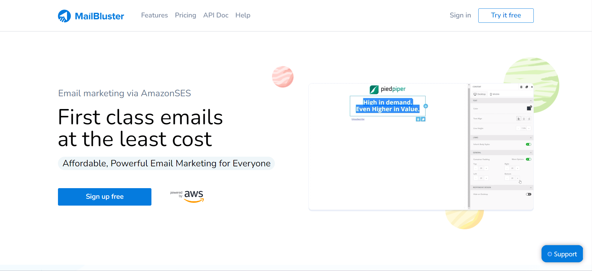 #1 MailBluster Best Email Marketing software for small business