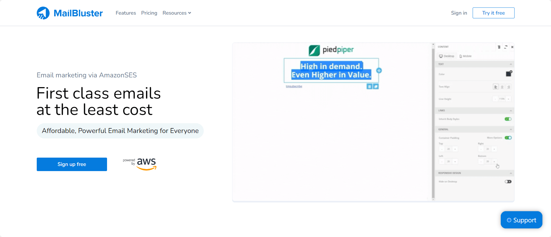#1 MailBluster is the best email marketing platform for online stores