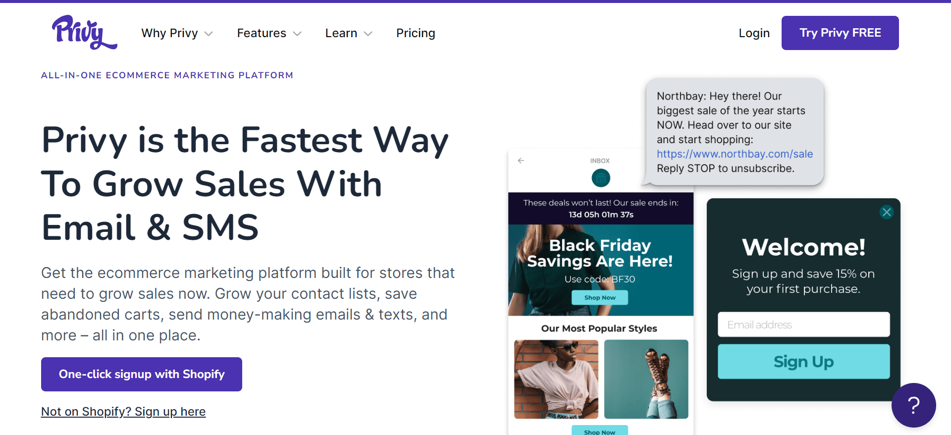 #13 Privy is the email marketing platforms for online stores