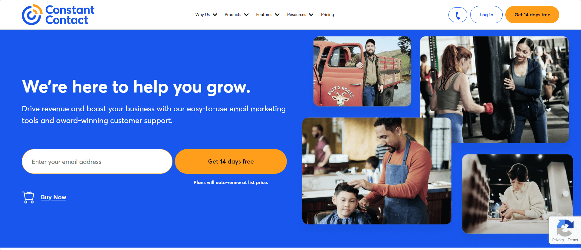 #4 Constant Contact Best Email marketing software for small businesses