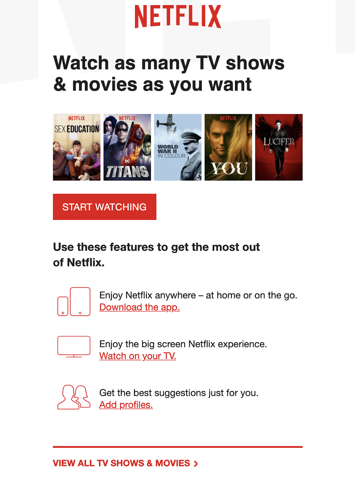 Netflix's second request